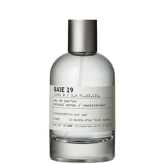 (FASTBREAK) LE LABO BAIE 19 | 100ML- NO BOX