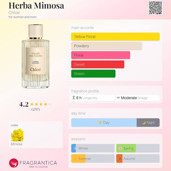 (PREORDER) CHLOE ATELIER DES FLEURS HERBA MIMOSA | 150ML - TESTER