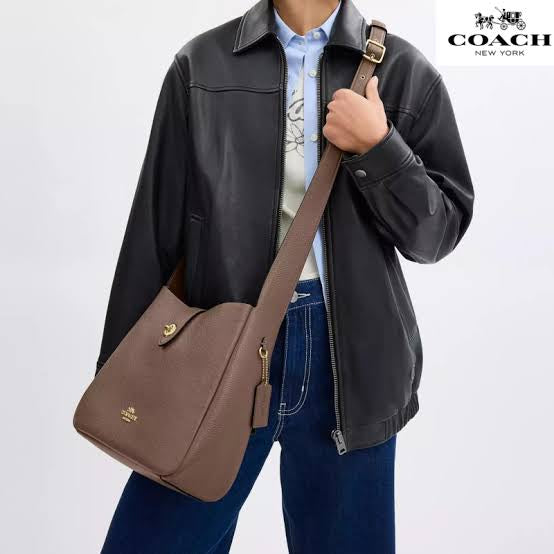 COACH HADLEY CONVERTIBLE SHOULDER BAG | DARK STONE
