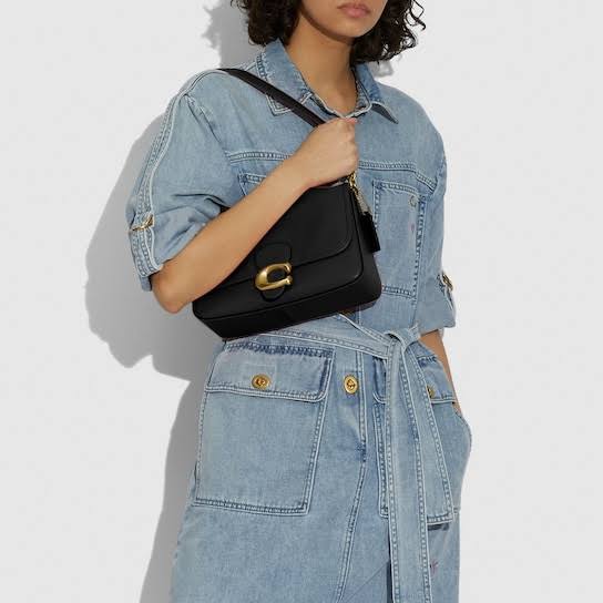 COACH SOFT TABBY SHOULDER BAG | BLACK