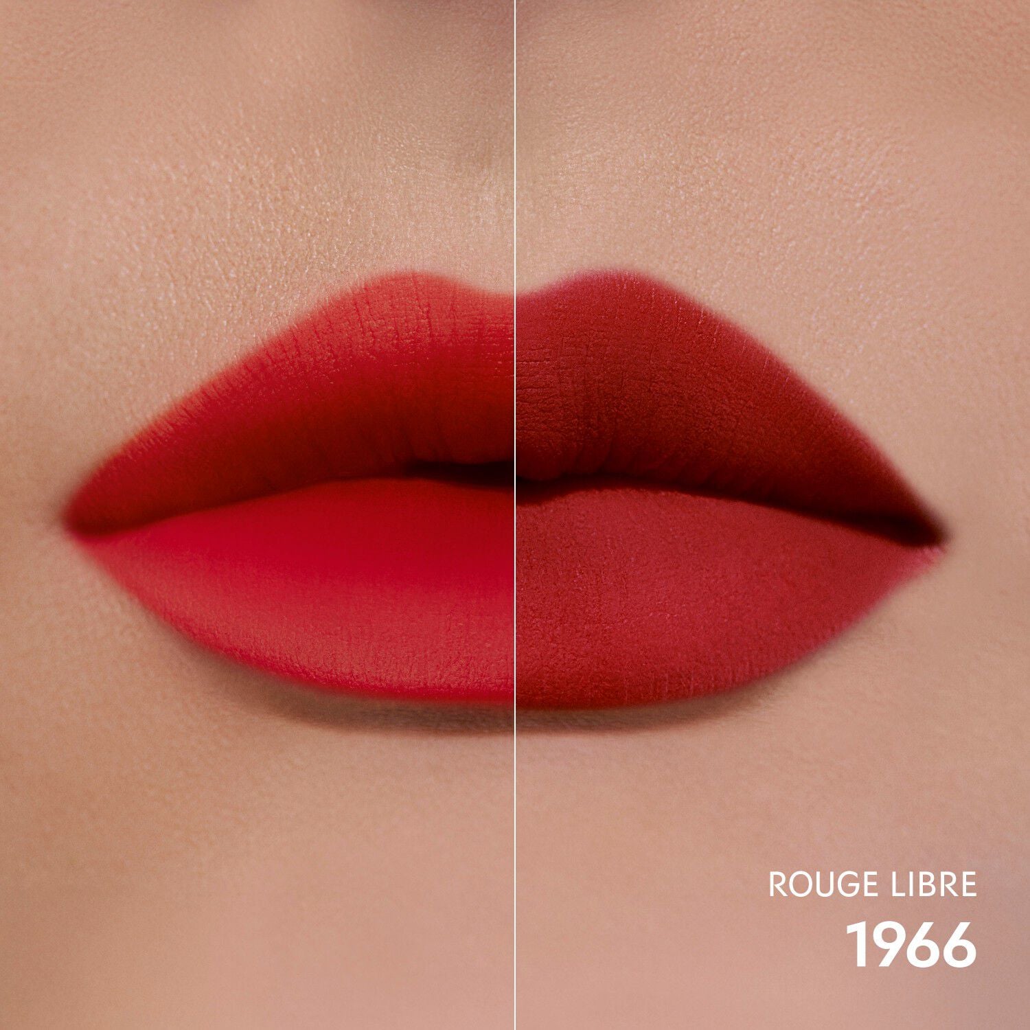 YSL ROUGE PUR COUTURE THE SLIM LIPSTICK (#1966-ROUGE LIBRE)⎪2.2G