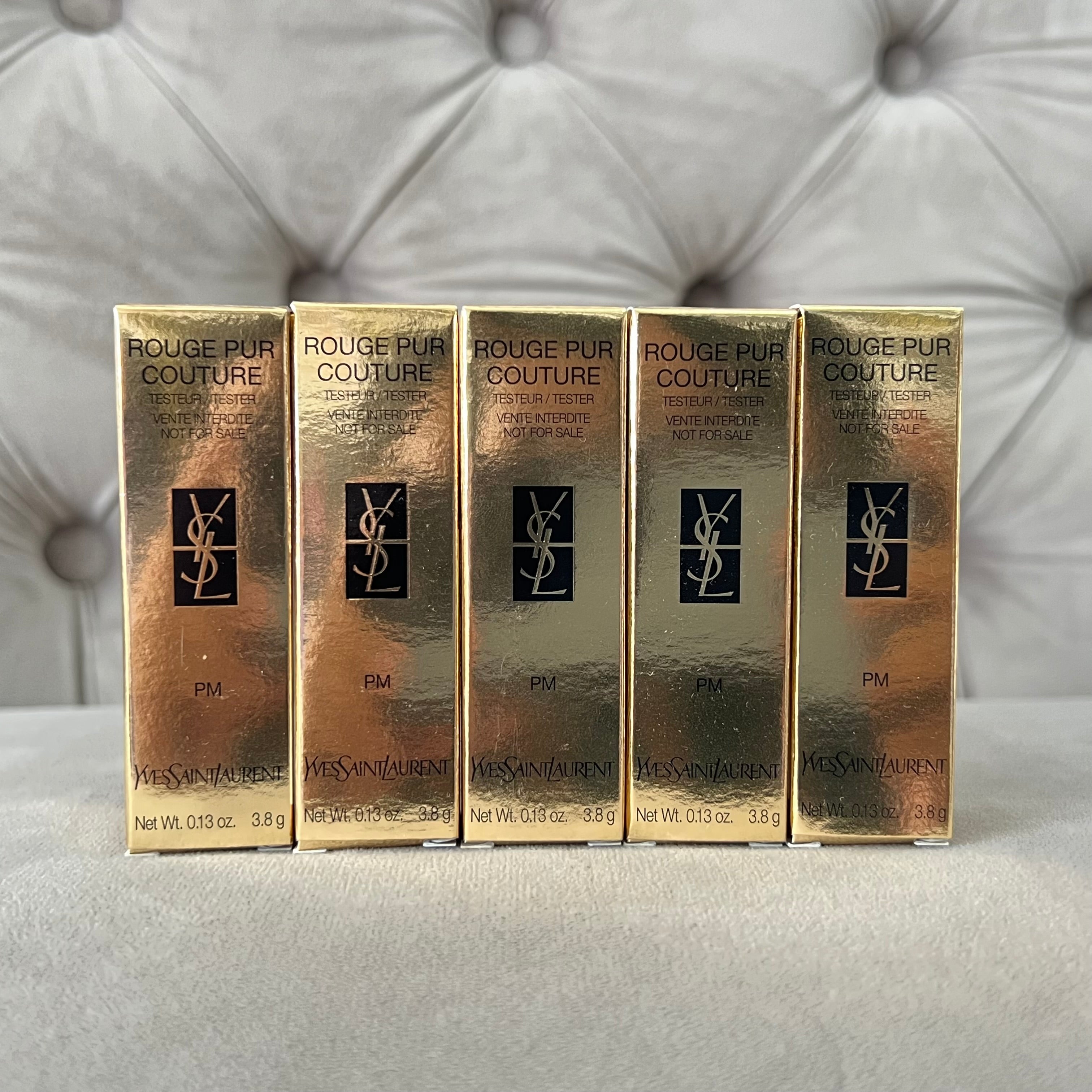 YSL ROUGE PUR COUTURE LIPSTICK (PM) ⎪ 3.8G (TESTER CAP)