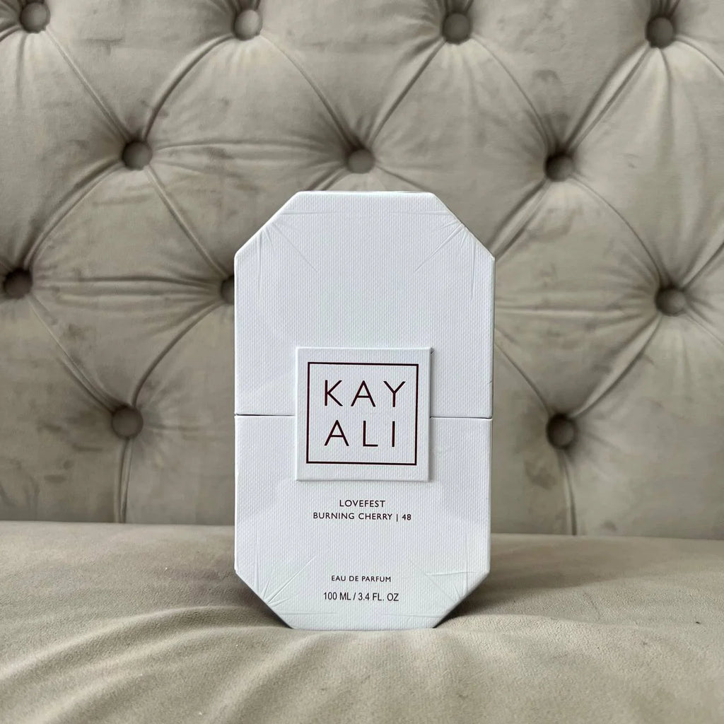 (PREORDER) KAYALI LOVEFEST BURNING CHERRY | 48 | 100ML - SEALED