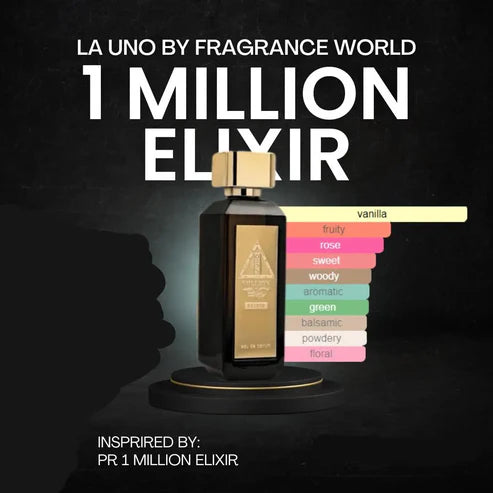 FRAGRANCE WORLD LA UNO MILLION ELIXIR | 50ML - SEALED