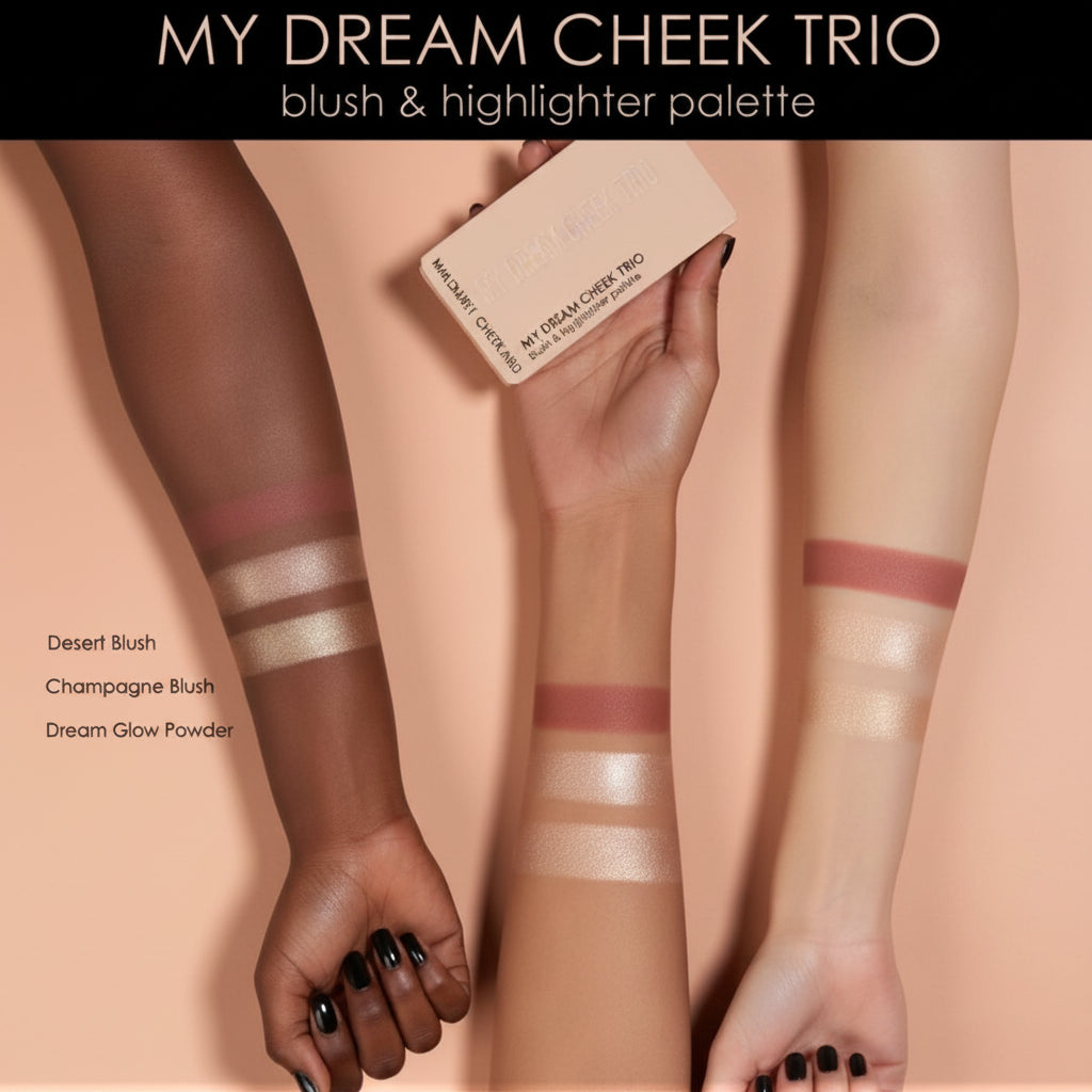 (PREORDER) NATASHA DENONA MY DREAM CHEEK TRIO | 8.8G