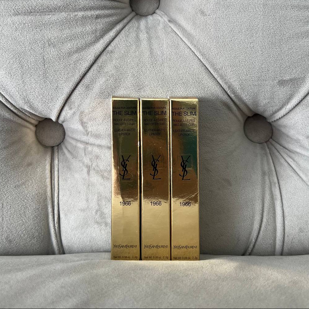 YSL ROUGE PUR COUTURE THE SLIM LIPSTICK (#1966-ROUGE LIBRE)⎪2.2G