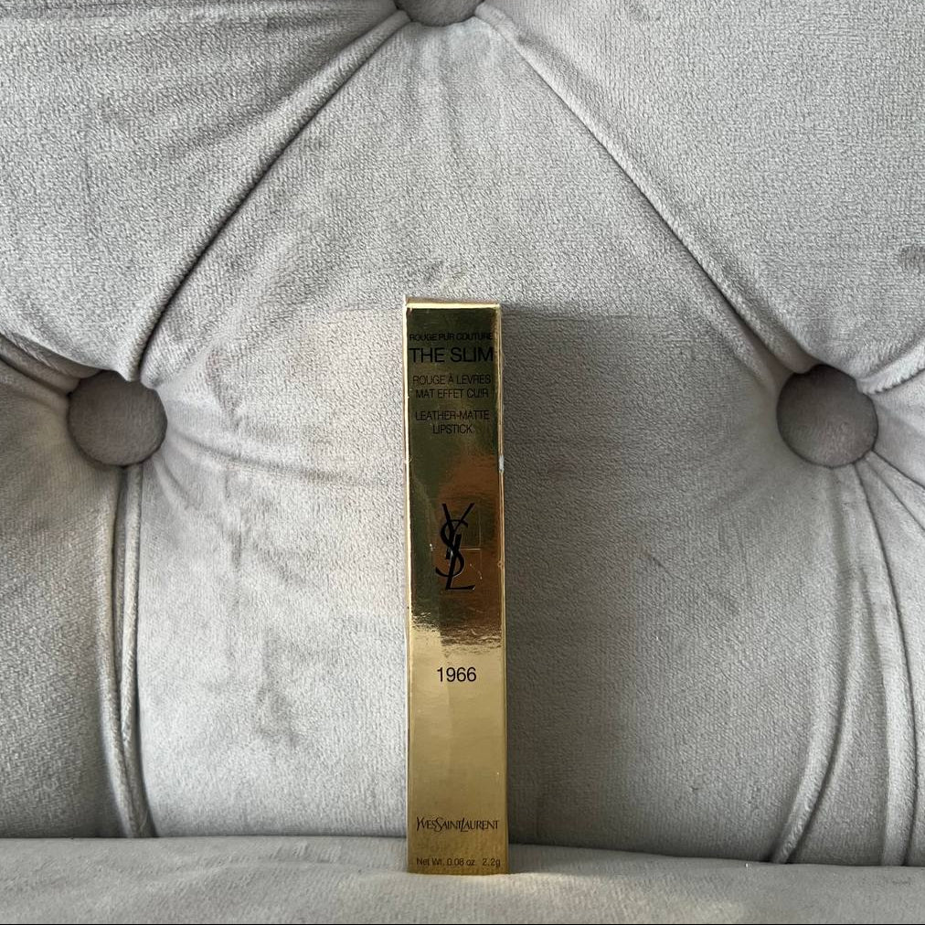 YSL ROUGE PUR COUTURE THE SLIM LIPSTICK (#1966-ROUGE LIBRE)⎪2.2G