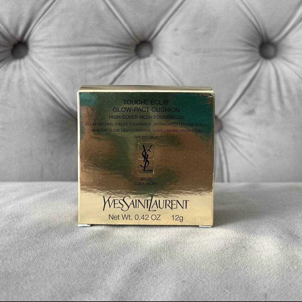 YSL TOUCHE ÉCLAT GLOW-PACT CUSHION (#BR20 COOL IVORY)⎪12G
