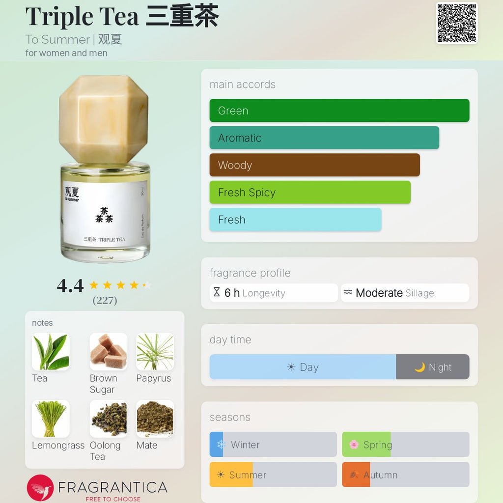 (PREORDER) TO SUMMER TRIPLE TEA | 100ML - SEALED (FREE NAME ENGRAVING + PAPERBAG)