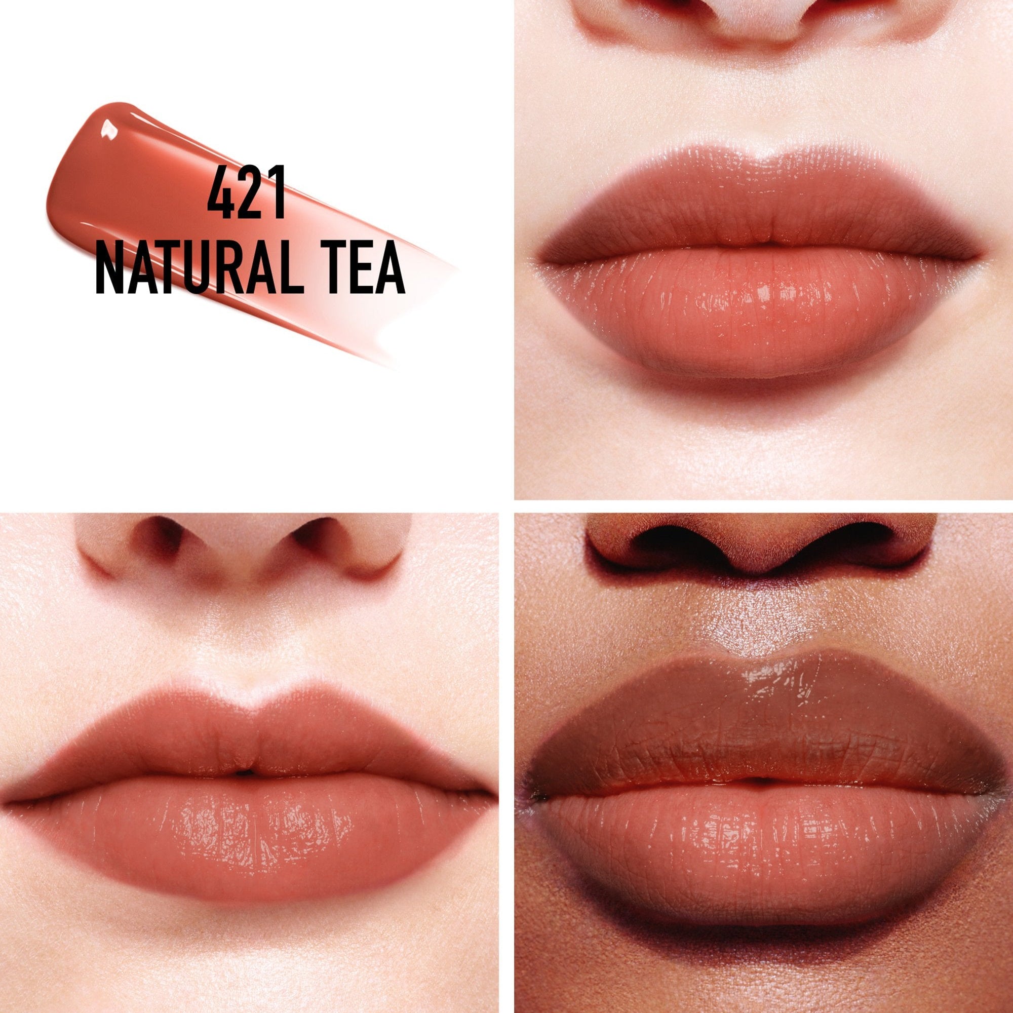 DIOR LIP TINT NATURAL TEA (421) | 6ML - TESTER (NO BOX)
