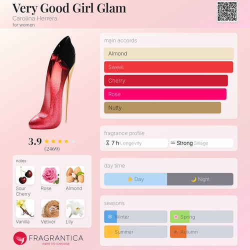 (PREORDER) CAROLINA HERRERA VERY GOOD GIRL GLAM | 50ML - SEALED (DMG BOX)