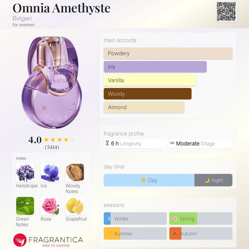(PREORDER) BVLGARI OMNIA AMETHYSTE | 100ML - SEALED (DMG)