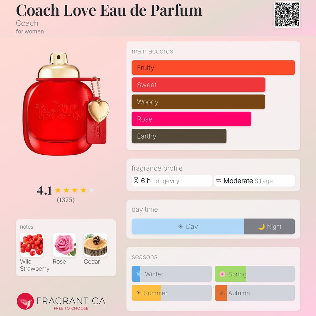 (PREORDER) COACH LOVE EDP | 90ML - TESTER
