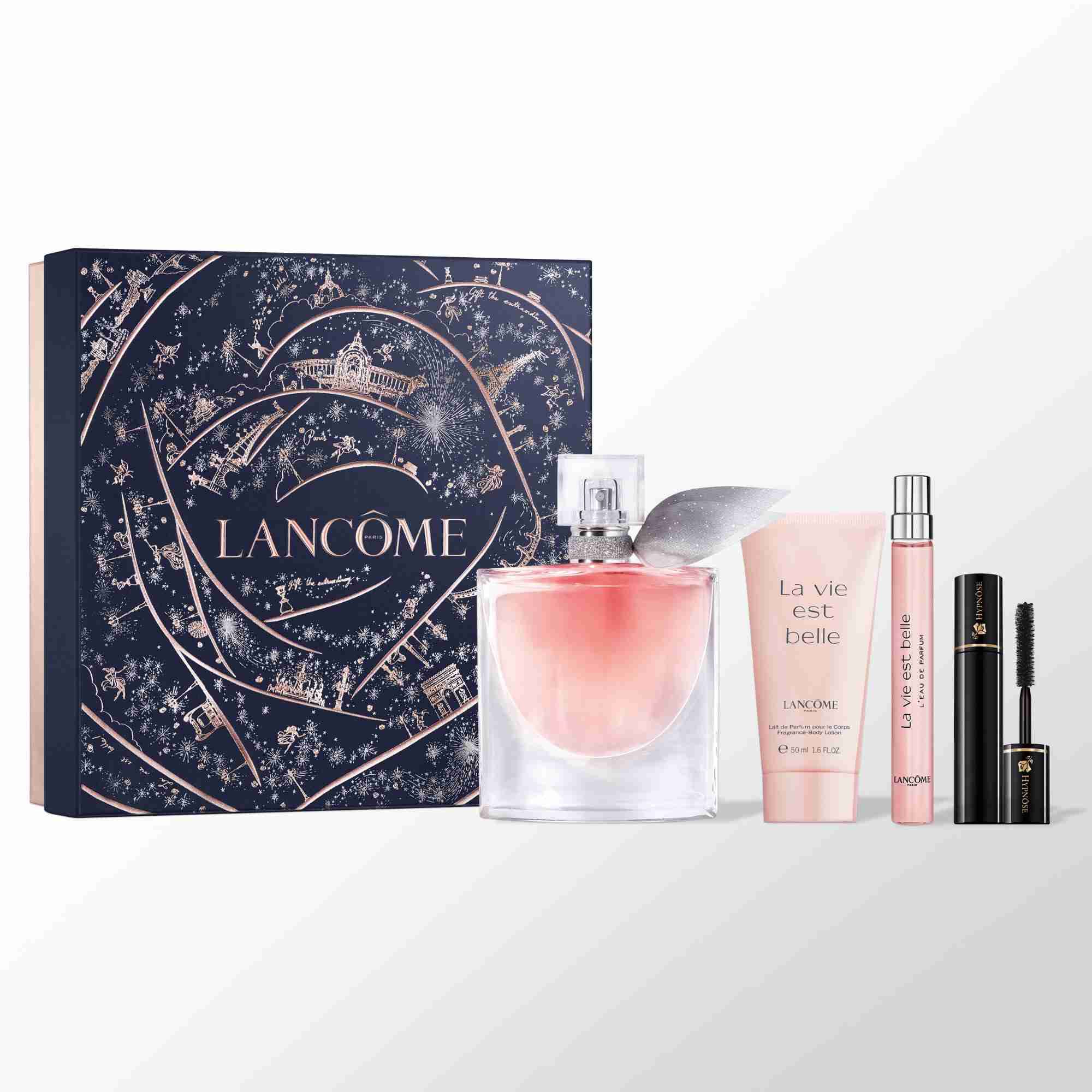 (FASTBREAK) LANCOME LA VIE EST BELLE | UPGRADE SET (100ML + 50ML LOTION + 10ML TRAVEL SPRAY + 2ML MINI MASCARA)