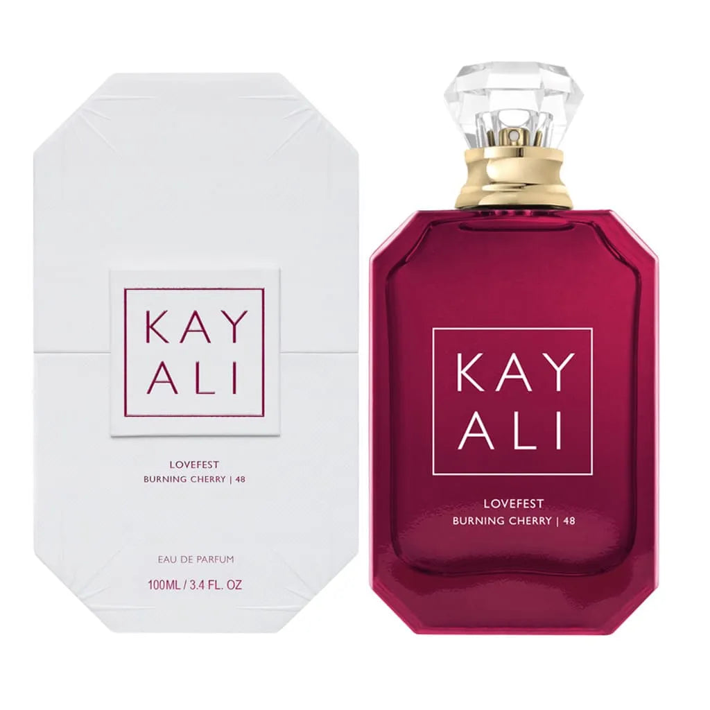 (IN TRANSIT) KAYALI LOVEFEST BURNING CHERRY | 48 | 100ml - SEALED