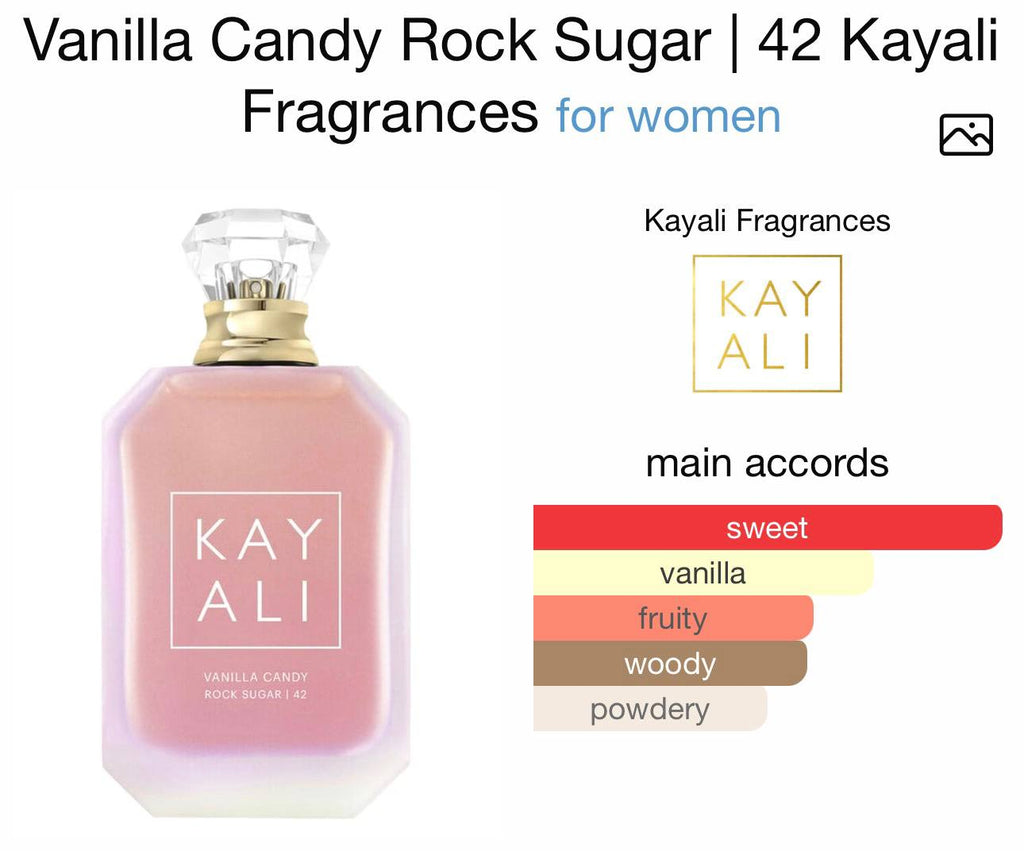 (IN TRANSIT) KAYALI VANILLA CANDY ROCK SUGAR | 42 | 100ml - SEALED