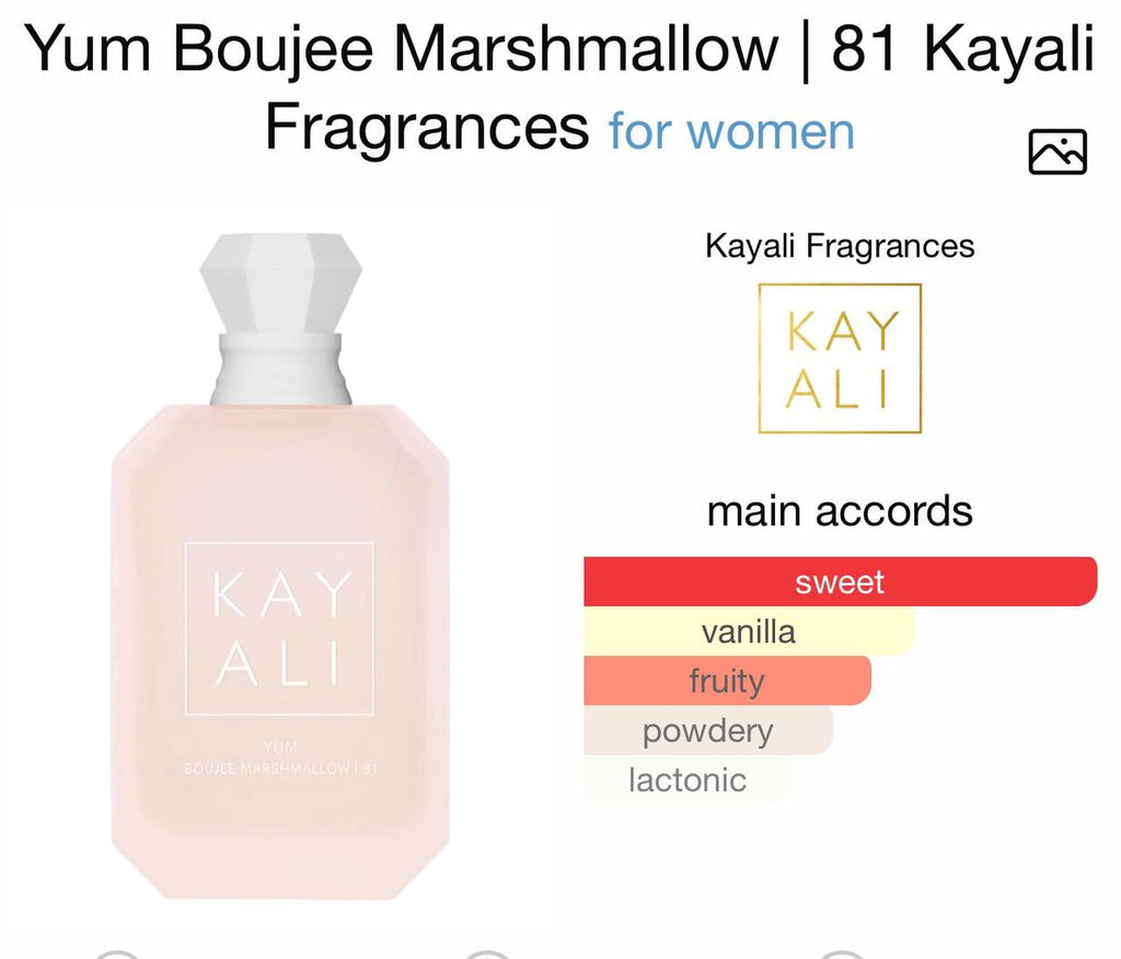 (IN TRANSIT) KAYALI YUM BOUJEE MARSHMALLOW | 81 | 10ml - SEALED