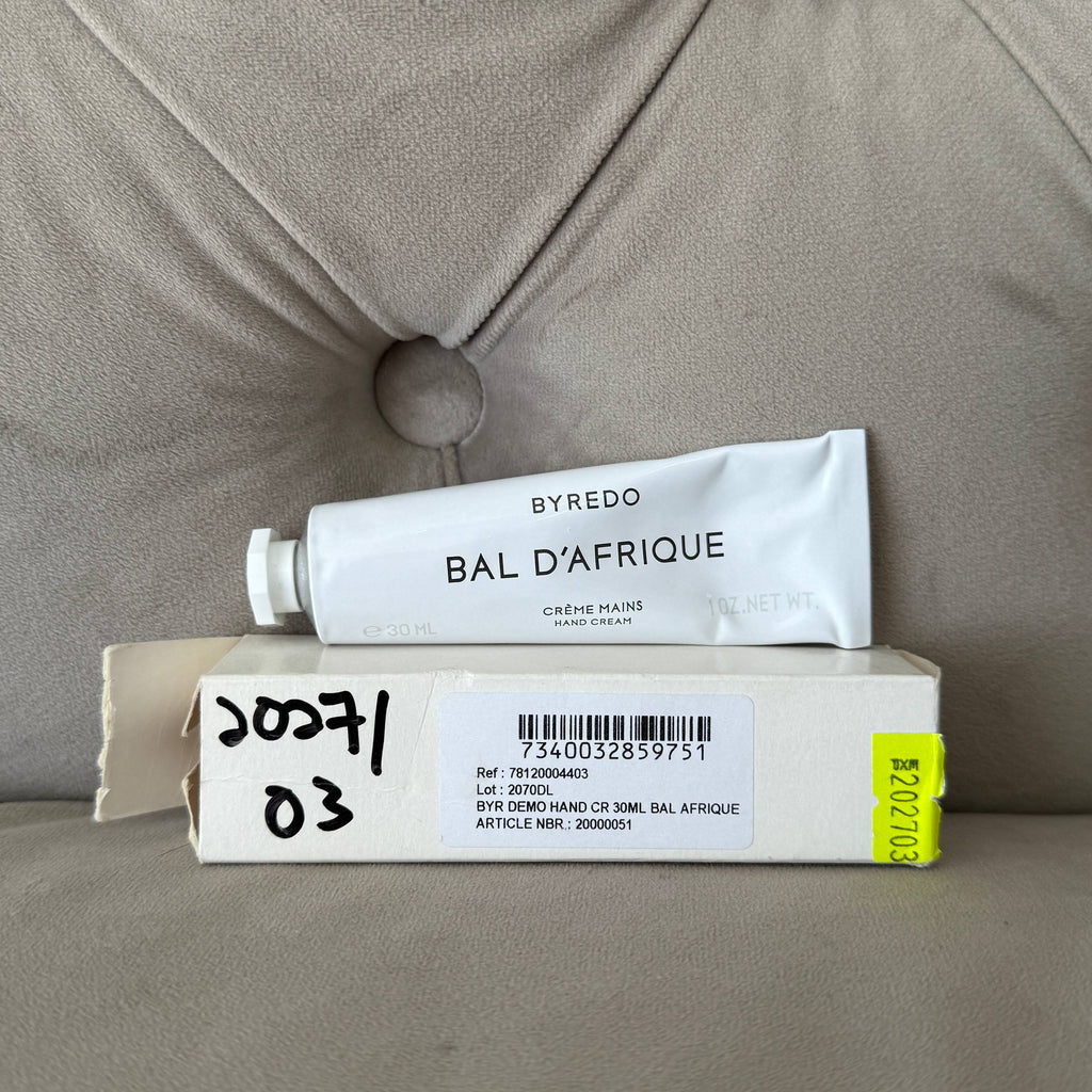 (PREORDER) BYREDO BAL D'AFRIQUE HAND CREAM | 30ML - TESTER