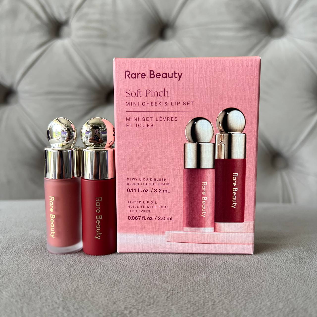 RARE BEAUTY SOFT PINCH 2-PC SET | SET (LIQUID BLUSH + LIP OIL)