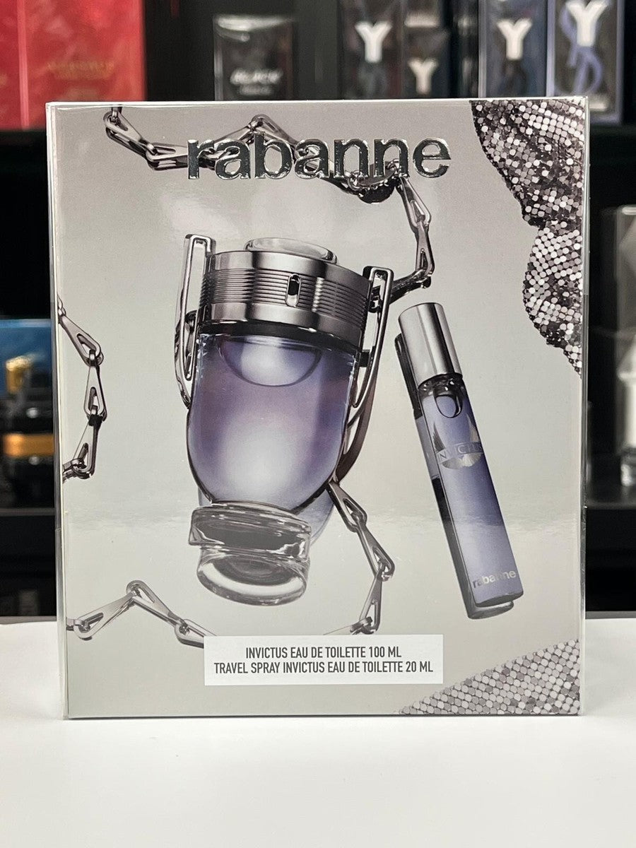 (PREORDER) PACO RABANNE INVICTUS EDT | SET 100ML + 20ML TRAVEL SPRAY