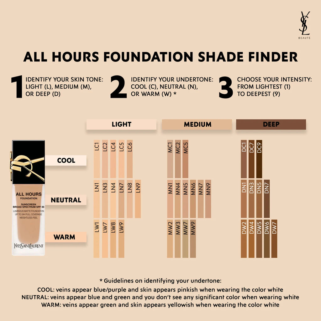 (PREORDER) YSL ALL HOURS FOUNDATION | NO BOX